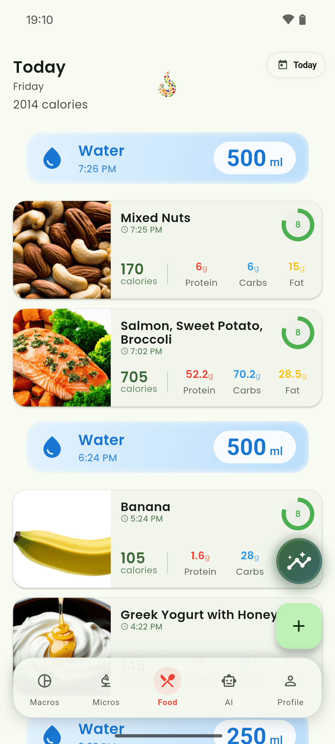 CalorieGram app preview